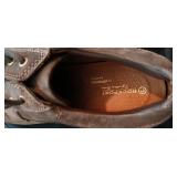 New Rockport Men’s Brown Suede Lace Up Dress Shoes Size 10.5 M