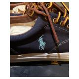 Brand New Polo Ralph Lauren Navy Canvas Shoes Size 10.5