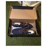 New Polo Ralph Lauren Navy and Brown Shoes Size 10.5