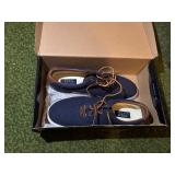 New Polo Ralph Lauren Navy and Brown Shoes Size 10.5