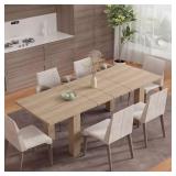 Modern Expandable Dining Table Set - Retail: $399