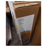 3 Shelf Bookcase White - Room Essentialsâ¢: Modern Style, Open Shelving, Wood Composite, No Tools Included - Retail: $100