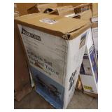 Peakform 5pc Folding Table Set Black: Vinyl Padded, Space-Saving Storage, No Tools Assembly - Retail: $115