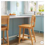 Threshold Tormod Cane Counter Height Barstool - Retail: $129