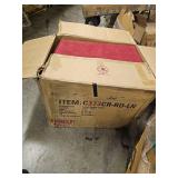 Modern Red Linen Accent Chair C373CR - Retail: $299