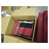 Modern Red Linen Accent Chair C373CR - Retail: $299