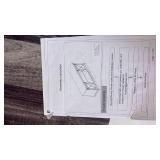 Garvee 65 in TV Stand Console Table with Sliding Barn Doors Adjustable - Retail: $230