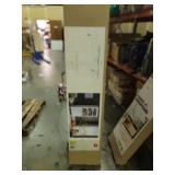 72\" Carson 5 Shelf Bookcase with Doors White - Thresholdâ¢: Sturdy Storage, Traditional Style - Retail: $300
