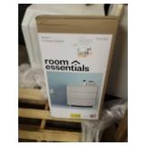 Modern 3 Drawer Dorm Dresser White - Room Essentialsâ¢: Laminated, CARB Certified, Includes Anti-Tip Hardware - Retail: $162