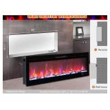 60-inch Ultra-thin Electric Fireplace Insert - Retail: $457