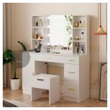 Garvee Brown Kid Vanity 12YEQMHV - Retail: $499