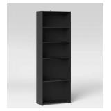 Modern Black Home Office Bookshelf - Retail: $199