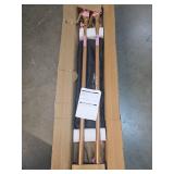 Britevo 4PK Adjustable Telescopic Support Pole - Cabinet Jack, Heavy Duty Third Hand Support System, Support Road, Drywall Lift, Dust Barrier & Cargo Bar, 54-115", Holds 154lbs - Retail: $80