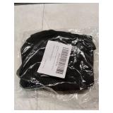 Nymphperi Girl Leotard Gymnastics Size 6-7 Years Old Solid Black Seamless Biketards with Shorts Fitted Jazz Activewear for USA Kids Daily Wear - Retail: $10