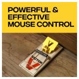 Victor Mouse Traps M035-12, Plastic Pedal, Sustainably Sourced FSC Wood, Wooden Mouse Traps, 12 Pack - Retail: $15