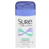 Sure Solid Anti-Perspirant Deodorant Stick  Unscented  Women  2.6 oz