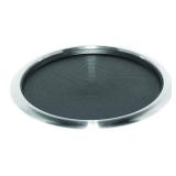Service Ideas TR1614RI Tray with Removable Insert, 14" Round, Stainless Steel - Retail: $51