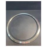 Service Ideas TR1614RI Tray with Removable Insert, 14" Round, Stainless Steel - Retail: $51
