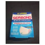 Sea Bond Upper Secure Denture Adhesive Seals  For an All Day Strong Hold  Original Flavor Seals  30 Count