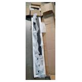 Zylorix 2ft-4ft Complete Set 33° Drilled Cable Railing System 42" with Handrail Cuttable, T304 Stainless Steel Black Angle Cable Railing Posts Kit with 1/8" Cable Railing Hardware for 28-38° Step - 