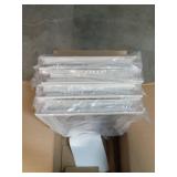 NeatiEase 4 Pcs Garage Door Windows, Replacement Vinyl Windows Inserts Kit with UV Resistant Resin Glass for Exterior Garage Doors (Cross Design) - Retail: $200