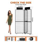 DEMEGA 360° Foldable Grid Wall Panel, Three 6