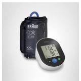 Braun ExactFit 2 Blood Pressure Monitor for Home Use - Accurate Blood Pressure Machine, Color-Coded Results, Large Display BP Monitor, Universal Upper Arm Cuff, 30 Memory Slots  - Retail: $44