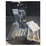 Philips Sonicare ProtectiveClean 5300 Rechargeable Electric Toothbrush, with Pressure Sensor, 3 Cleaning Modes, SmarTimer and QuadPacer, with 2 Bonus Brush Heads, Travel Case, Black, Model HX6423/34 -