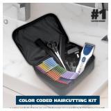 Wahl Color Pro Cordless Rechargeable Hair Clipper & Trimmer Easy Color-Coded Guide Combs - for Men, Women, & Children Model 9649P - Retail: $48