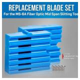 Jonard Tools MS-6ARB Replacement Blade Set for MS-6A - Compatible with MS-6A Fiber Optic Mid Span Slitting Tool, Includes 2 Blade Cartridges (1.2-3.3mm) - Retail: $55