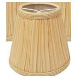 Royal Designs Pleated Cream Lamp Shades - Set of 2 - Retail: $48