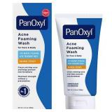 PanOxyl Foaming Acne Wash  10% Benzoyl Peroxide  Maximum Strength - 5.5 oz