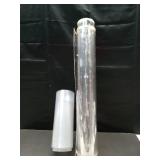 Beeveer 36 x 96 Inch Extra Large PET Plexiglass Sheets Roll, Transparent Clear Flexible Plastic Sheet for Craft, Picture Frames, Sign Blank, DIY Display Project, Protective Barriers - Retail: $56