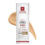 EltaMD UV Daily Tinted SPF 40 Face Sunscreen Moisturizer with Zinc Oxide, Tinted Daily Face Moisturizer with SPF, Sunscreen for Dry Skin,1.7 oz Pump