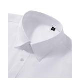 ROUWELL Mens White Dress Shirt Long Sleeve Non Iron Wrinkle Free Stretch Business Office Wedding Button Down Shirts XL - Retail: $17
