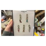 Shoe Style Metal Charm Set - 5 Pack