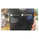 Shoe Style Metal Charm Set - 5 Pack