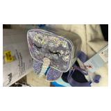 Magical Starry Butterfly Purple Glitter Coin Purse