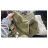 Threshold Performance Plus Hand Towel and Bath Towel, Light Greenn