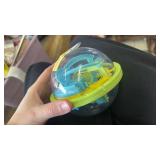 Obstacle Maze Puzzle Game - Large ABS Plastic Brain Teaser Toy with S-Shaped Tracks & Ramps, Fun Family Challenge for Kids & Adults, Improves Focus & Motor Skills - Great Gift for Birthday