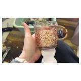 Warm Cider and Cinnamon 2.5oz Candle With LED Lights