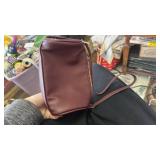 Mini Boxy Barrel Bag - Dark Red