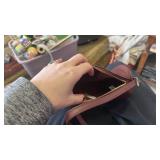 Mini Boxy Barrel Bag - Dark Red
