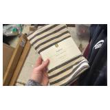 Threshold Striped Napkins Set - Khaki/Black