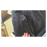 Black Cotton Terry Hand Towel