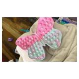 Pop It Butterfly Fidget Pencil Bag
