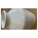 12\" Textured Ceramic Decorative Vase - Hearth & Hand with Magnolia