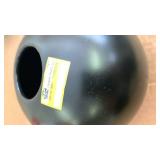 Modern Round Black Ceramic Ball Vase