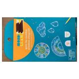 Mondo Llama Gem-by-Number Window Clings Kit