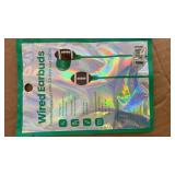 Football Shaped Wired Earbuds